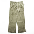 Ralph Lauren 90年代 カナダ製 ヴィンテージ 2タック ワイド スラックス パンツ L ベージュ プリーツ ダブルカフス SUPER 100's