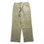 Ralph Lauren 90年代 カナダ製 ヴィンテージ 2タック ワイド スラックス パンツ L ベージュ プリーツ ダブルカフス SUPER 100's