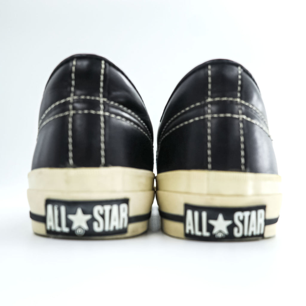 CONVERSE 日本製 ワンスター ONE STAR J レザー ローカット スニーカー 26.5cm ブラック ホワイト ALL STAR