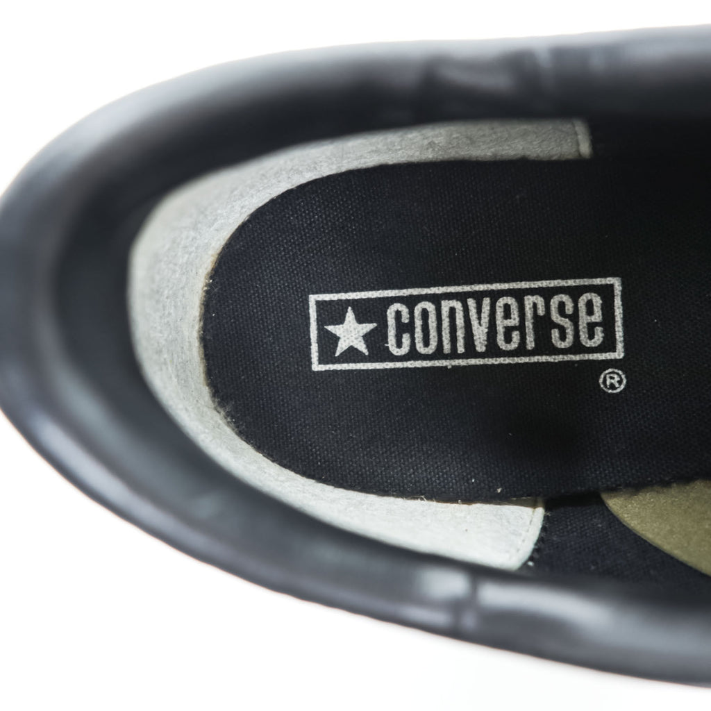 CONVERSE 日本製 ワンスター ONE STAR J レザー ローカット スニーカー 26.5cm ブラック ホワイト ALL STAR