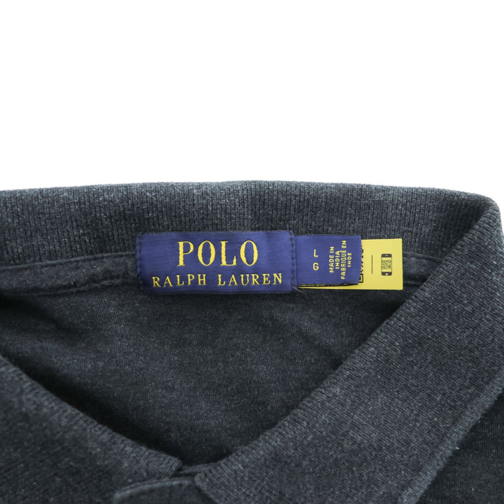 Polo Ralph Lauren ポロシャツ L ブラック スモールポニー ロゴ 刺繍