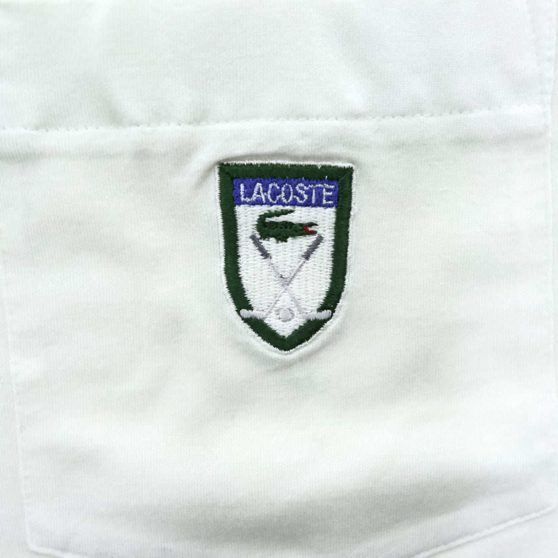 IZOD LACOSTE 90年代 ヴィンテージ ポロシャツ L ホワイト ワンポイントロゴ