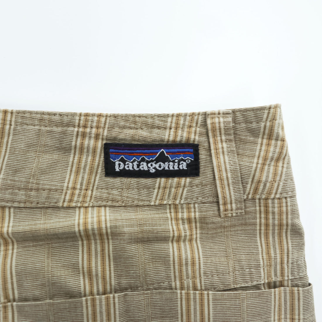 Patagonia カーゴショーツ ALL WEAR CARGO SHORTS ショートパンツ ハーフパンツ L ベージュ チェック