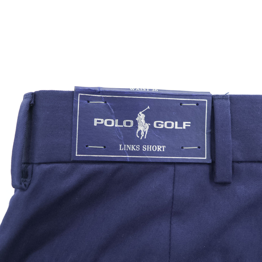 Polo Ralph Lauren 90年代 ヴィンテージ ピマコットン チノショーツ ショートパンツ ハーフパンツ L ネイビー LINKS SHORT POLO GOLF 未使用品