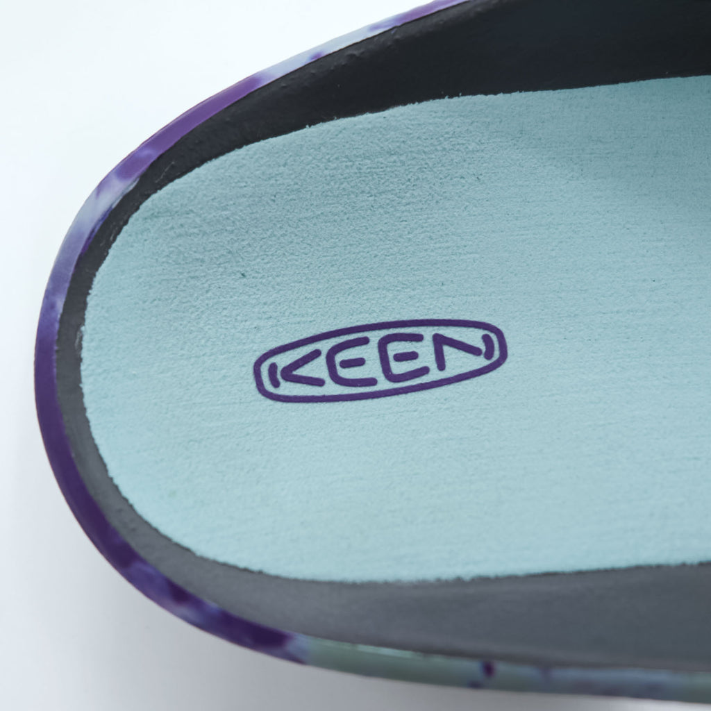 KEEN シャンティ SHANTI ARTS クロッグ サンダル 27cm ブルー タイダイ THC TOKYO HEMP CONNECTION 1024642