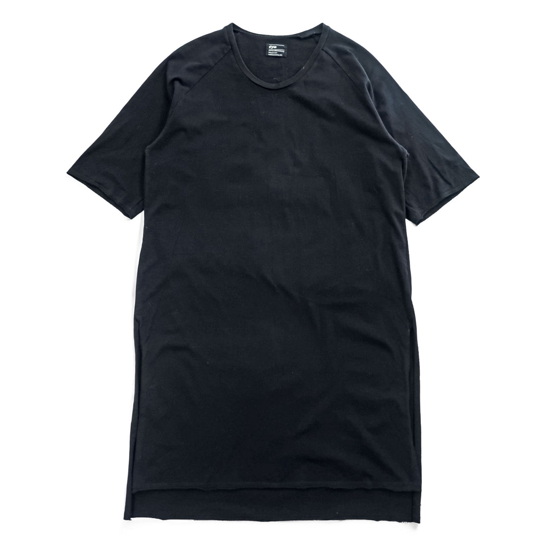 S'YTE Yohji Yamamoto 日本製 ロング丈 サイドスリット Tシャツ M ブラック UD-T01-077