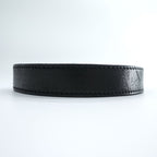 Boston Leather 米国製 ブライドルレザーベルト ブラック バックル ゴールド USA製 6582 ST