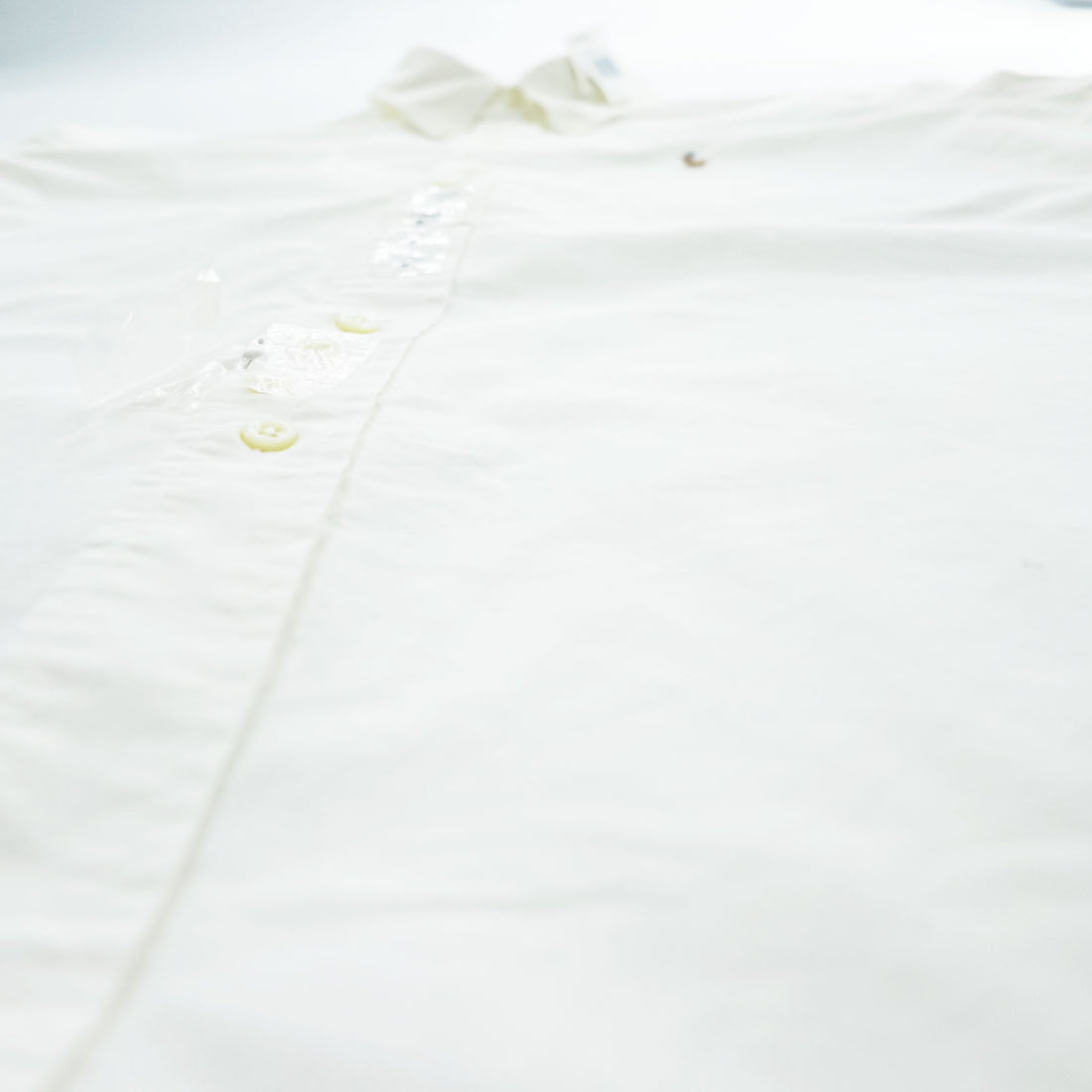 Ralph Lauren 90年代 ヴィンテージ 半袖 オックスフォードシャツ M CLASSIC FIT ホワイト スモールポニー ロゴ 刺繍 ボタンダウン 未使用品