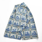 reyn spooner アロハシャツ 半袖シャツ XL ブルー 総柄 ビッグサイズ DIETRICH VAREZ COLLECTION ボックスシルエット
