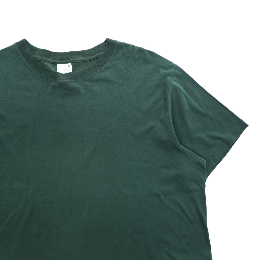 REGULATION Yohji Yamamoto MEN クルーネック Tシャツ L グリーン HQ-T50-044