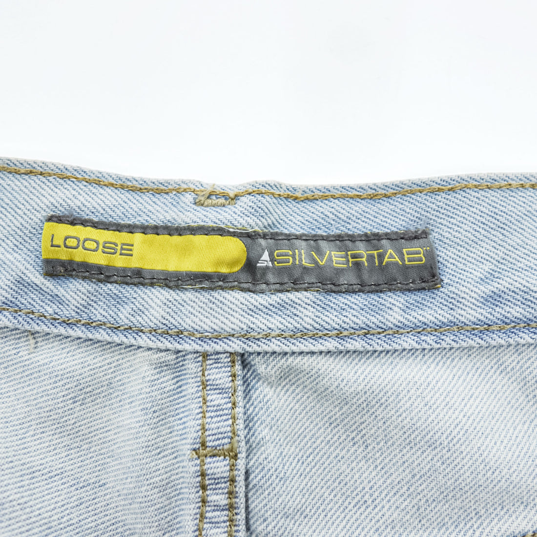 Levi's SILVER TAB LOOSE FIT デニムパンツ ジーンズ 32 × 32 テーパード ライトインディゴ A7488-0002