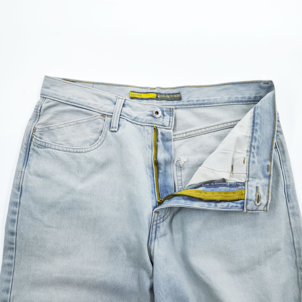 Levi's SILVER TAB LOOSE FIT デニムパンツ ジーンズ 32 × 32 テーパード ライトインディゴ A7488-0002
