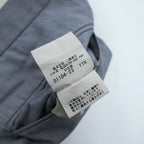 BURBERRY LONDON 日本製 コットンシルク サマー スラックス パンツ L ブルー A1Q20-592-23