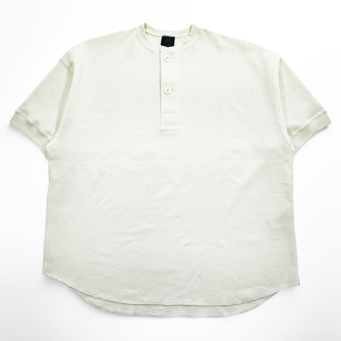 DAIWA PIER39 テック サーマル ヘンリーネック Tシャツ M ホワイト TECH THERMAL HENLEY S/S ワッフル BE-39024