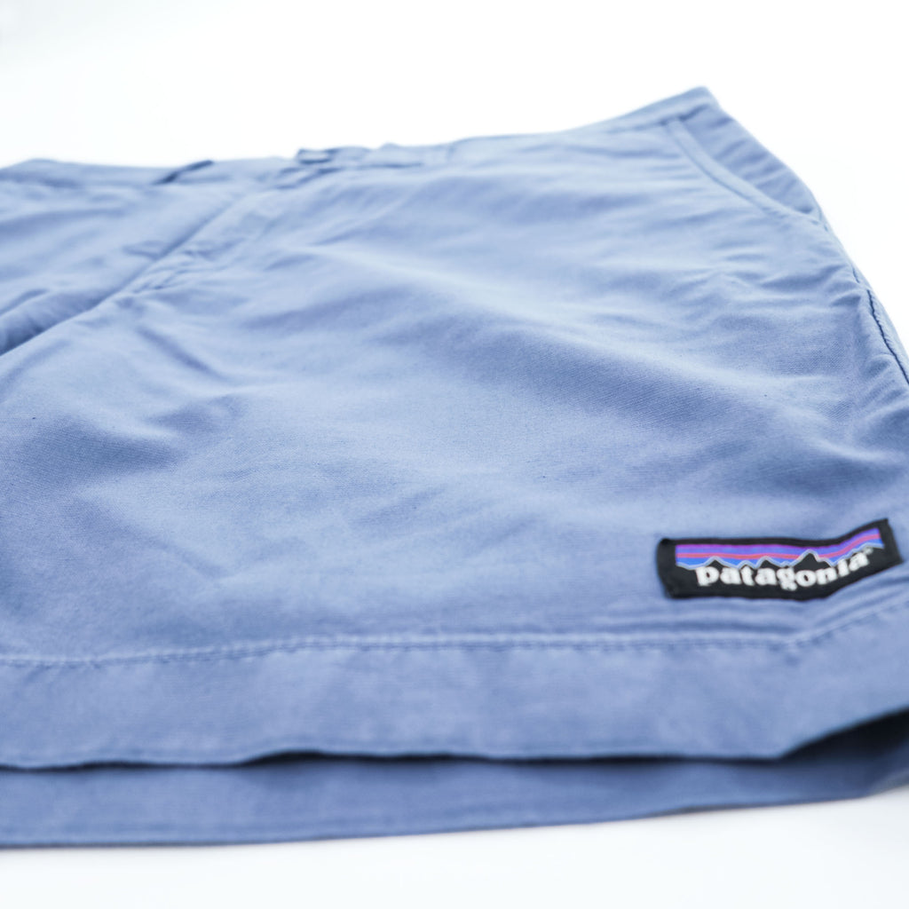 Patagonia コットンヘンプ ショートパンツ LIGHTWEIGHT ALL-WEAR HEMP SHORTS ハーフパンツ L ブルー