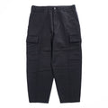 H BEAUTY & YOUTH リップストップ カーゴパンツ FATIGUE PANTS ブラック L ワイド 1214-104-7739