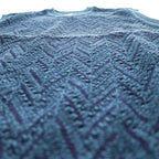 YOKE 日本製 ヘリンボーン メッシュ Vネック ベスト HERRINGBONE MESH V-NECK VEST コットンニット YK23SS0499S