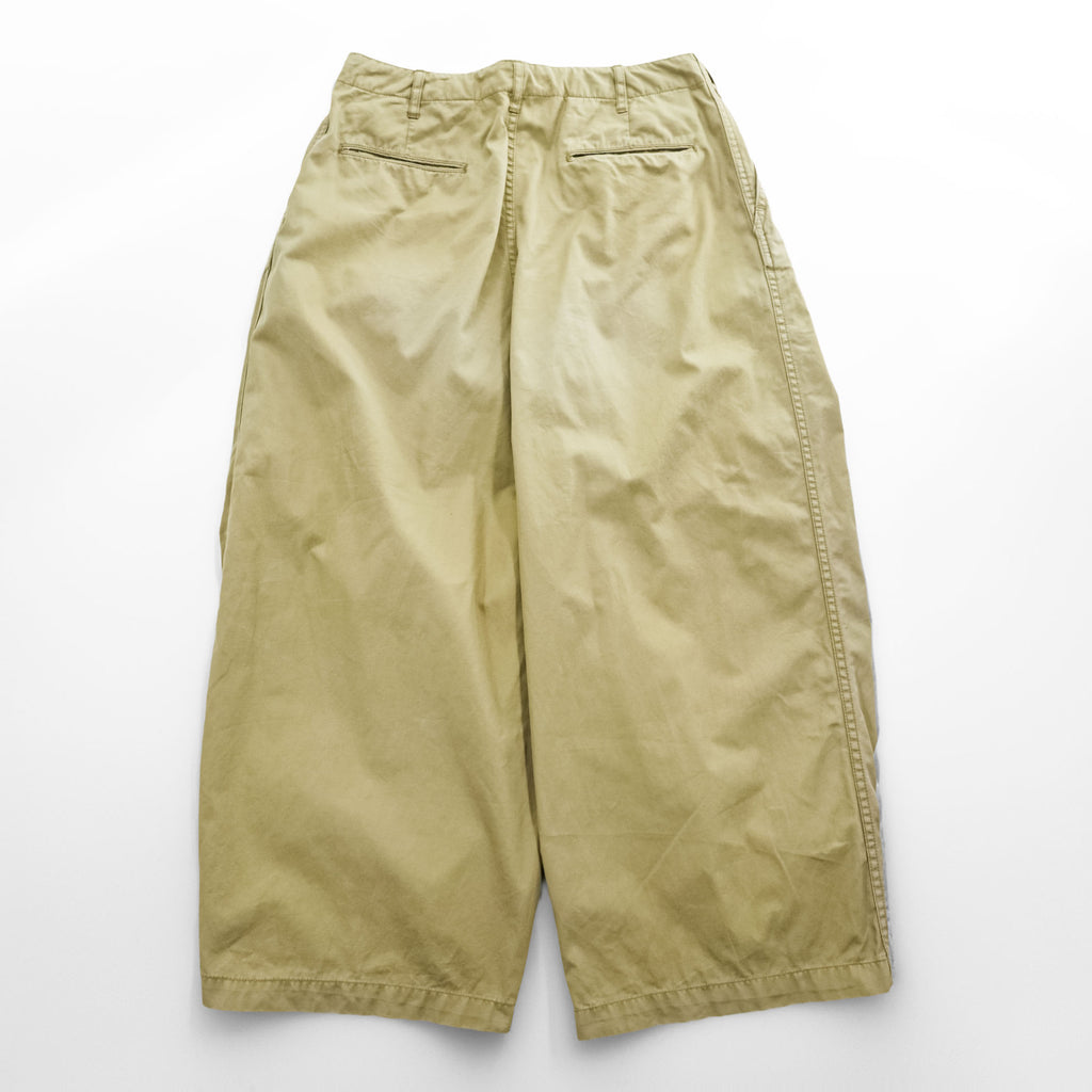 Needles 日本製 ヒザデルパンツ H.D Pant - Military ワイドパンツ M ワイド ミリタリー コットン
