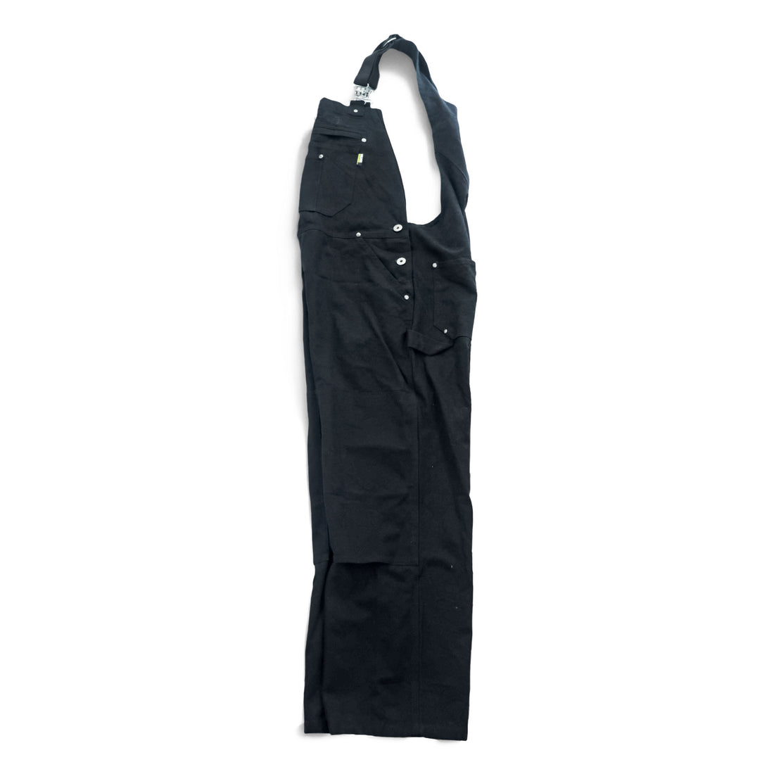 HOLMES WORKWEAR ダック キャンバス ダブルニー オーバーオール M ブラック ビブ サロペット
