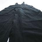HOLMES WORKWEAR ダック キャンバス ダブルニー オーバーオール M ブラック ビブ サロペット