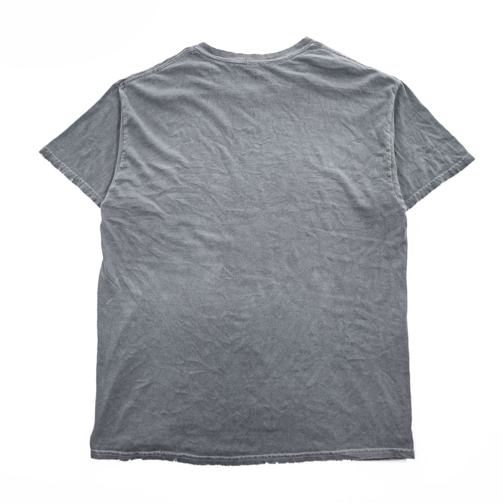 BLONDIE ブロンディー ロック バンド Tシャツ L グレーフェード Heart of Glass ヴィンテージ ダメージ加工