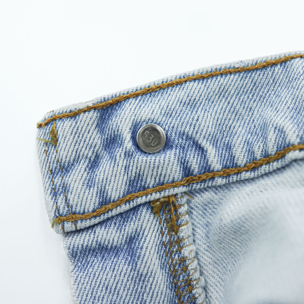 Levi's 90年代 USA製 ヴィンテージ 560 デニムパンツ ジーンズ 32 LOOSE FIT TAPERED LEG ライトブルー オレンジタブ 96年製 42560-0234