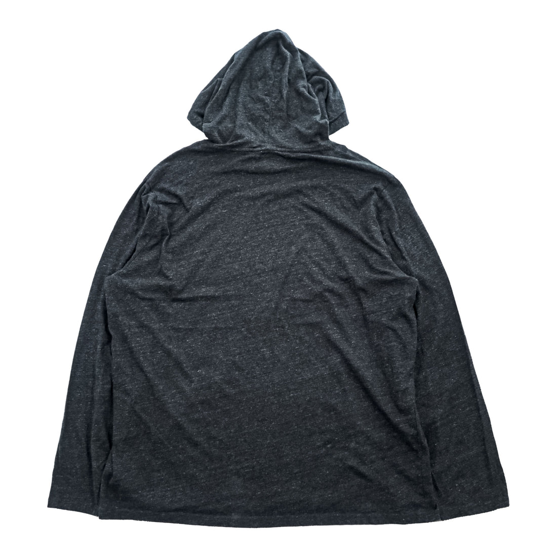Polo Ralph Lauren フード付き 長袖 ロングスリーブ Tシャツ パーカー XL グレー スモールポニー ロゴ 刺繍