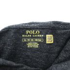 Polo Ralph Lauren フード付き 長袖 ロングスリーブ Tシャツ パーカー XL グレー スモールポニー ロゴ 刺繍