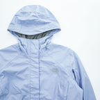 The North Face Resolve 2 DryVent Rain Jacket Light Blue Mesh Lined Hooded Size S
