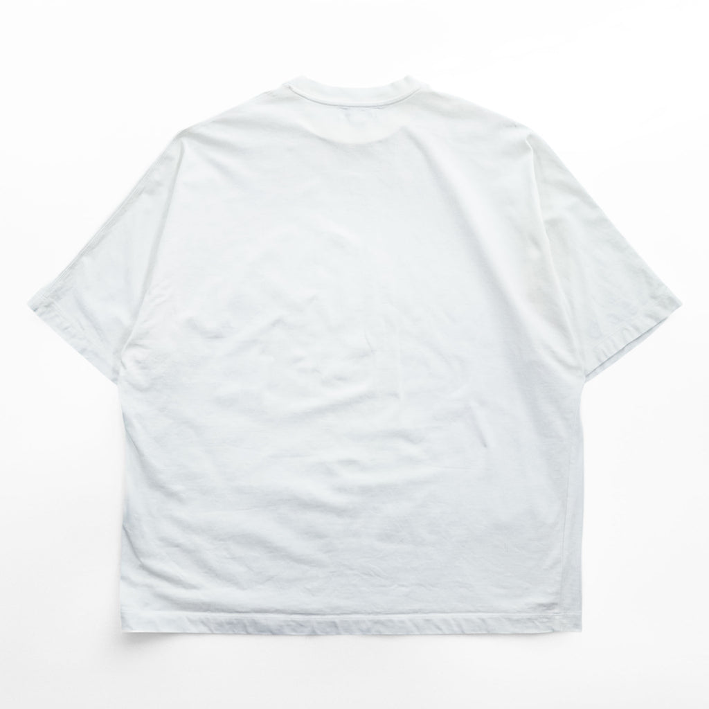 H BEAUTY & YOUTH 日本製 ワイドシルエット Tシャツ L ホワイト 1217-299-2967