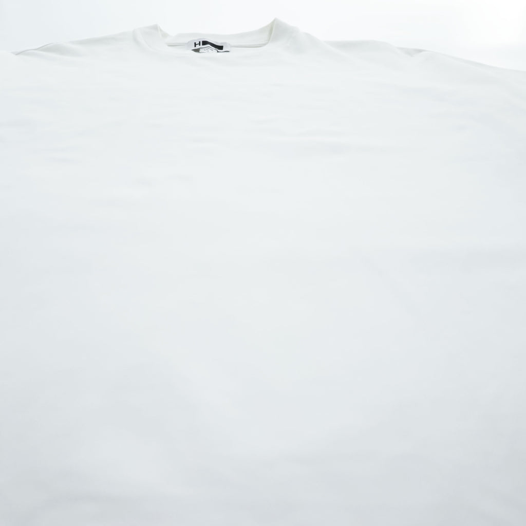 H BEAUTY & YOUTH 日本製 ワイドシルエット Tシャツ L ホワイト 1217-299-2967
