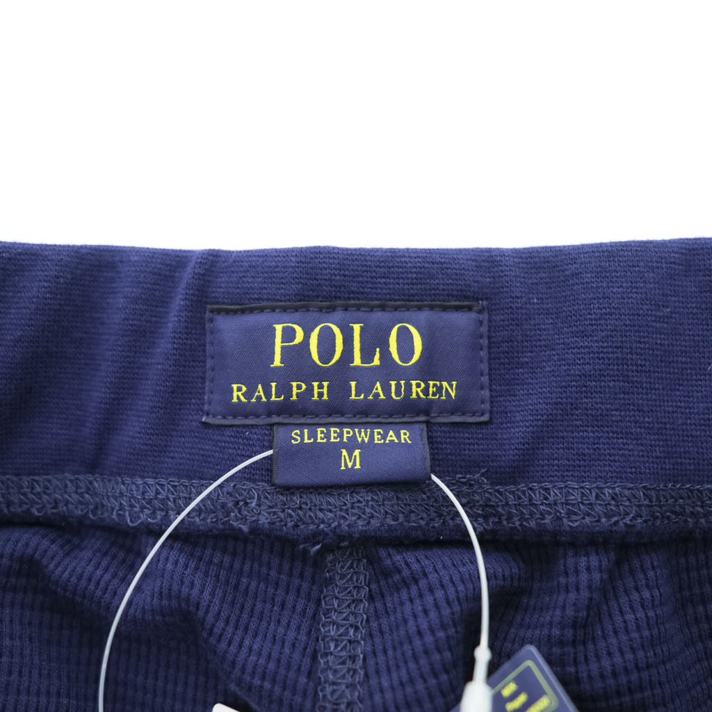 Polo Ralph Lauren スウェットパンツ サーマル イージーパンツ M ネイビー スモールポニー ロゴ 刺繍 SLEEP WEAR RM8-A103 未使用品