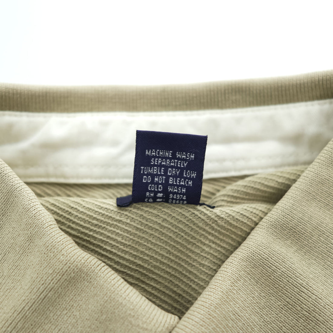 STUSSY 90年代 ヴィンテージ 半袖 ポロシャツ L カーキ ベージュ コットン 紺タグ