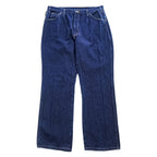 Dickies 90年代 ヴィンテージ デニムパンツ ジーンズ 38 × 30 インディゴ ベリーズ製 圧着タグ TALONジップ 濃紺 Z9393