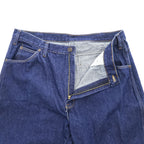 Dickies 90年代 ヴィンテージ デニムパンツ ジーンズ 38 × 30 インディゴ ベリーズ製 圧着タグ TALONジップ 濃紺 Z9393