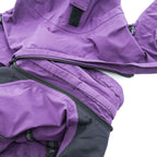 Vintage Marmot Gore-Tex 2 Ply Women's Ski Mountain Jacket Purple Black Hooded Shell Size S