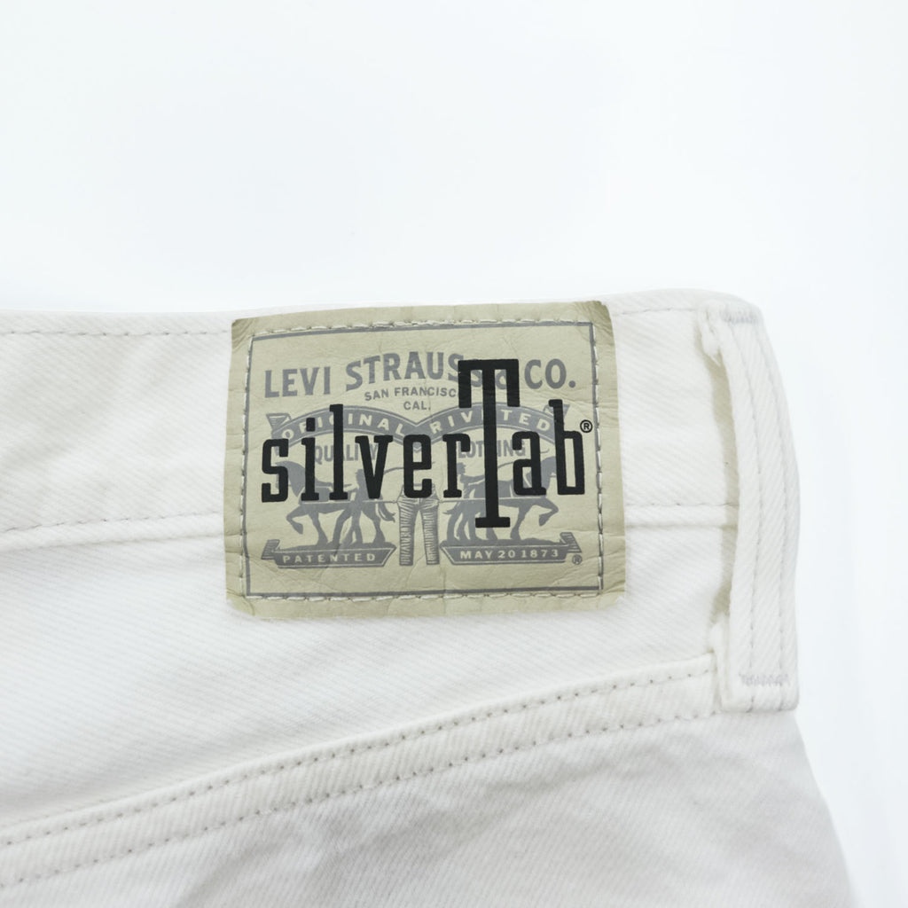 Levi's SILVER TAB シルバータブ '94 BAGGY ホワイト デニムパンツ ダメージ加工 ジーンズ 28 × 31 A3518-0006