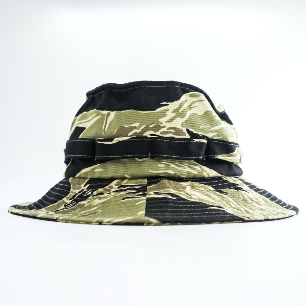 BUZZ RICKSON'S 日本製 タイガー カモ ブーニーハット GOLD TIGER CAMOUFLAGE BONNIE HAT BR02791 未使用品