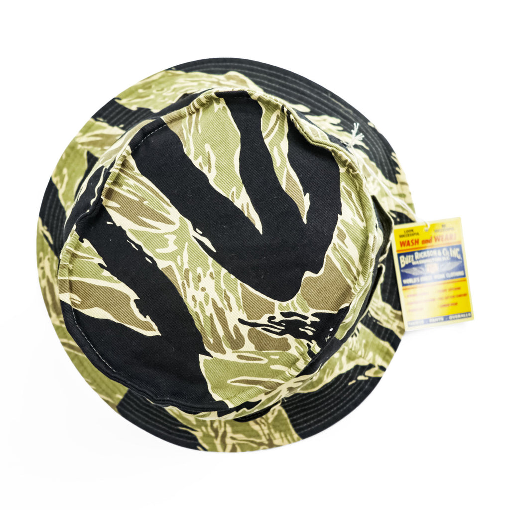 BUZZ RICKSON'S 日本製 タイガー カモ ブーニーハット GOLD TIGER CAMOUFLAGE BONNIE HAT BR02791 未使用品