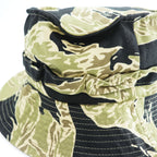 BUZZ RICKSON'S 日本製 タイガー カモ ブーニーハット GOLD TIGER CAMOUFLAGE BONNIE HAT BR02791 未使用品