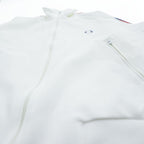 FRED PERRY 80s Vintage Made in Japan Jersey Track Jacket L White Embroidered Logo