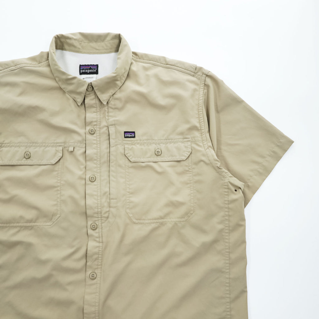 Patagonia 00年代 ヴィンテージ 半袖シャツ XL メッシュ裏地 リップストップ SOL PATROL SHIRT UPF 30 速乾性 54231