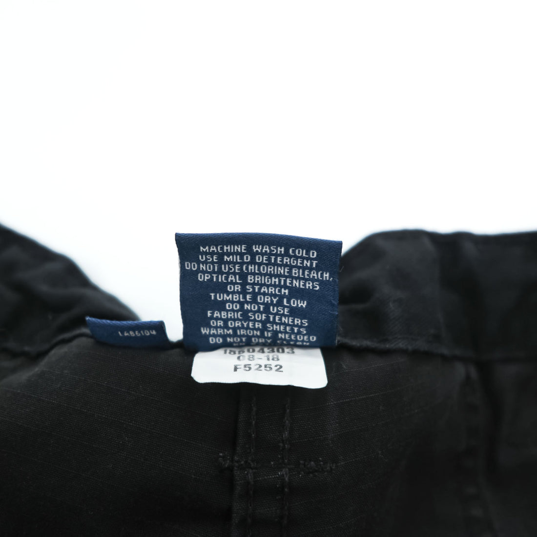 PROPPER タクティカル カーゴパンツ ブラック リップストップ 65/35 ポリコットン ダブルニー W34 L32