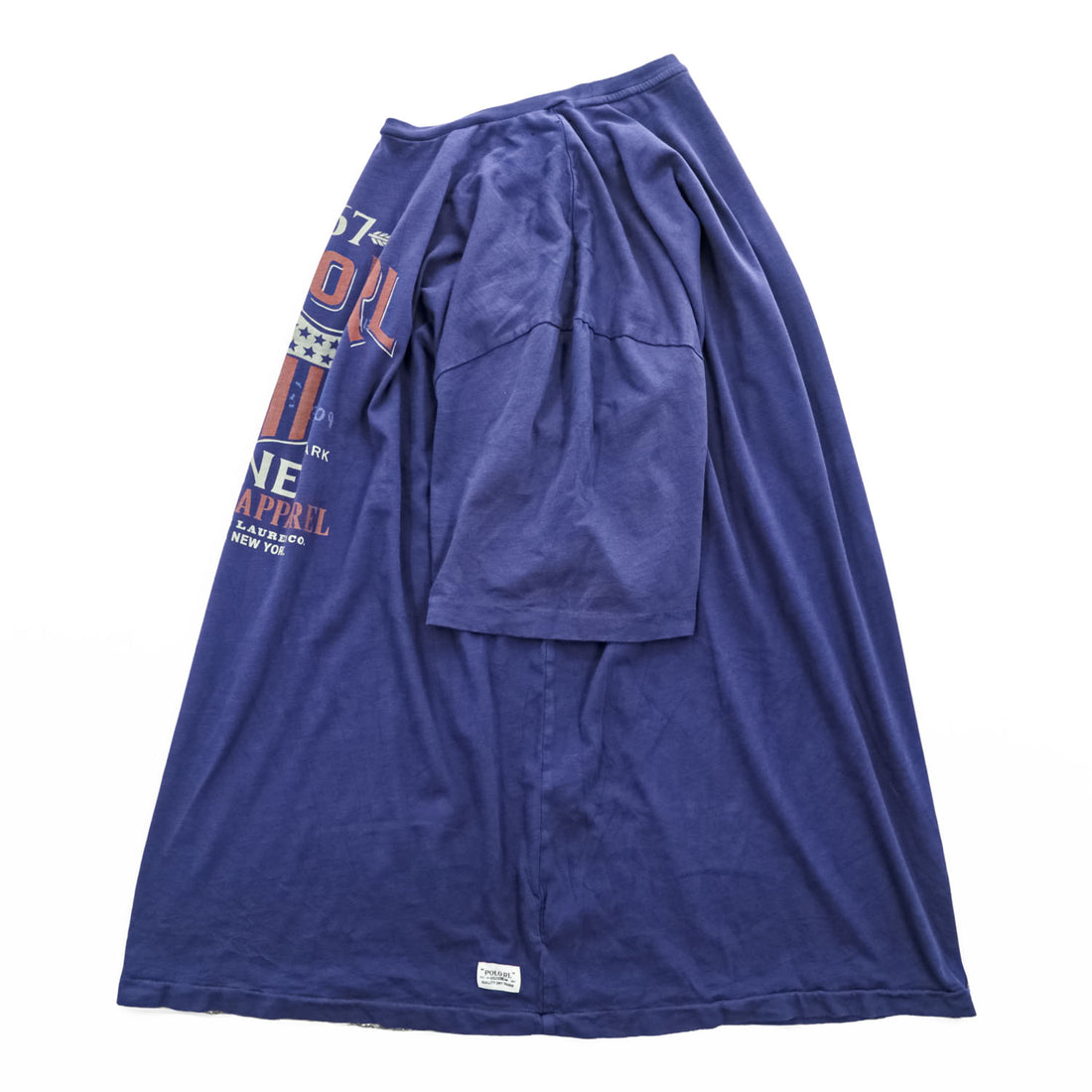 Polo Ralph Lauren グラフィック プリント Tシャツ XL ブルー ネイビー ビッグサイズ