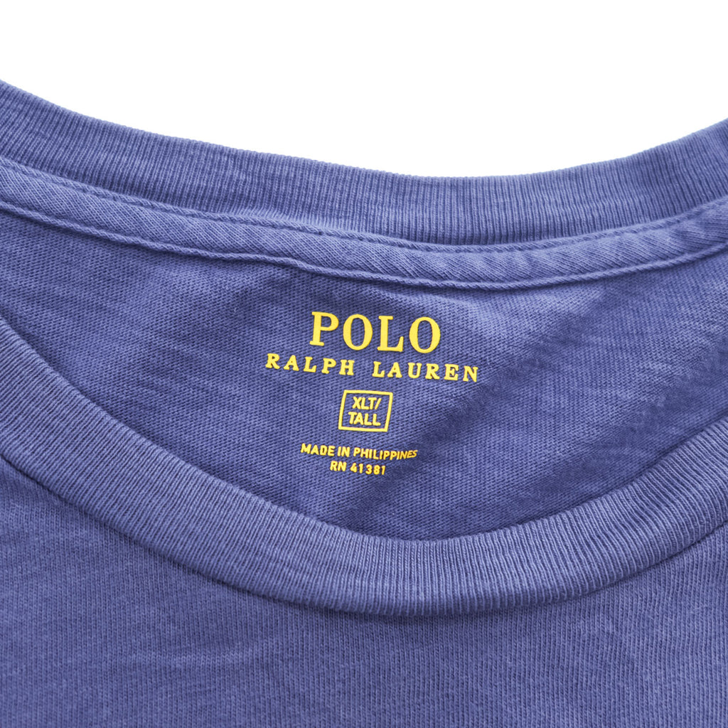 Polo Ralph Lauren グラフィック プリント Tシャツ XL ブルー ネイビー ビッグサイズ