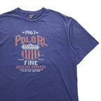 Polo Ralph Lauren グラフィック プリント Tシャツ XL ブルー ネイビー ビッグサイズ