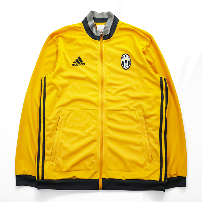 adidas Juventus FC Yellow Black Track Jacket Full Zip Soccer Football L Japan 2XO