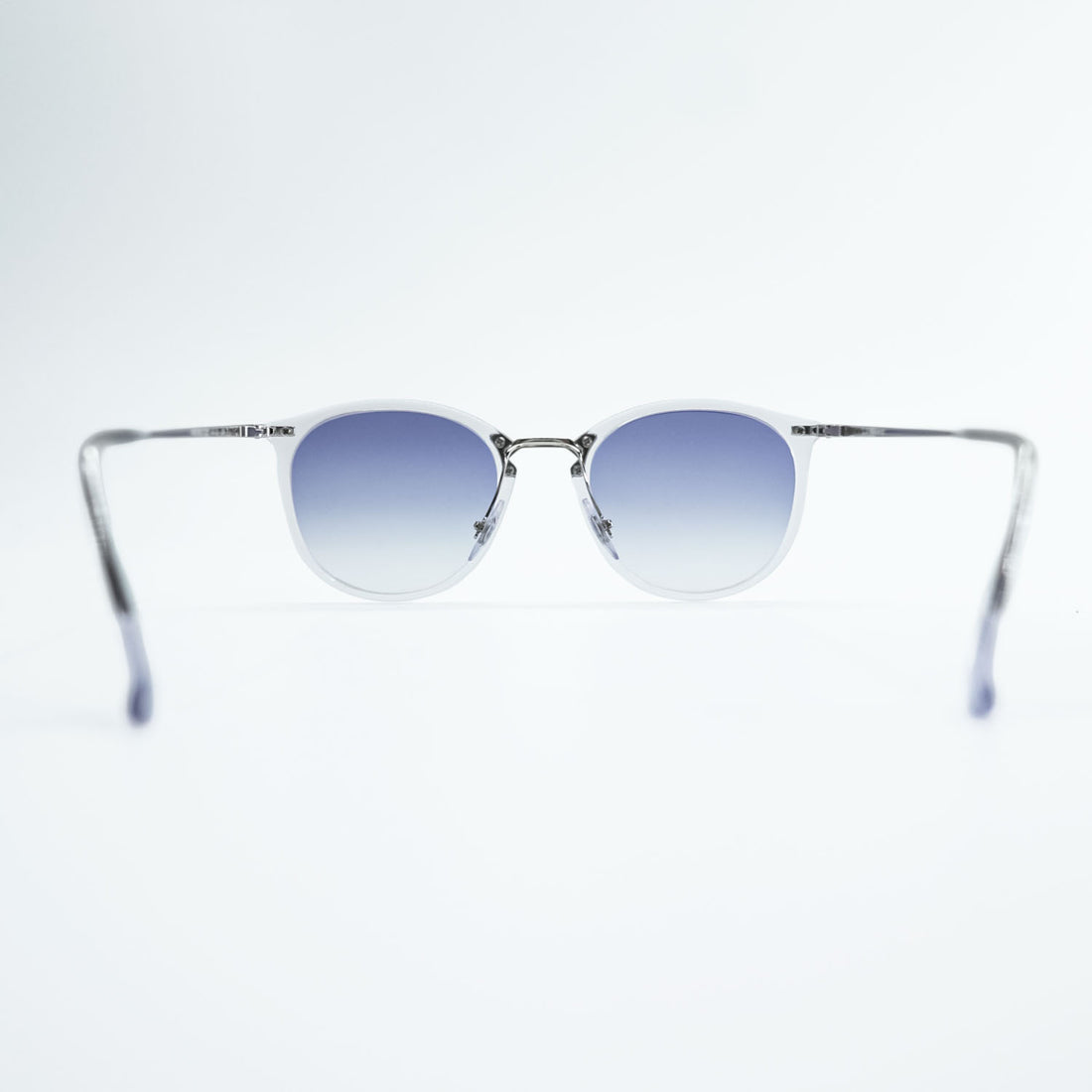 Ray-Ban ボストン サングラス シルバー クリア グラデーションレンズ RB7140 2001 49_20 150