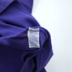 Polo Ralph Lauren 90年代 ヴィンテージ USA製 ポロシャツ M ブルー スモールポニー ロゴ 刺繍 鹿の子