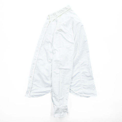 Band of Outsiders White Oxford Button Down Shirt Made in USA Cotton Long Sleeve Size Unknown